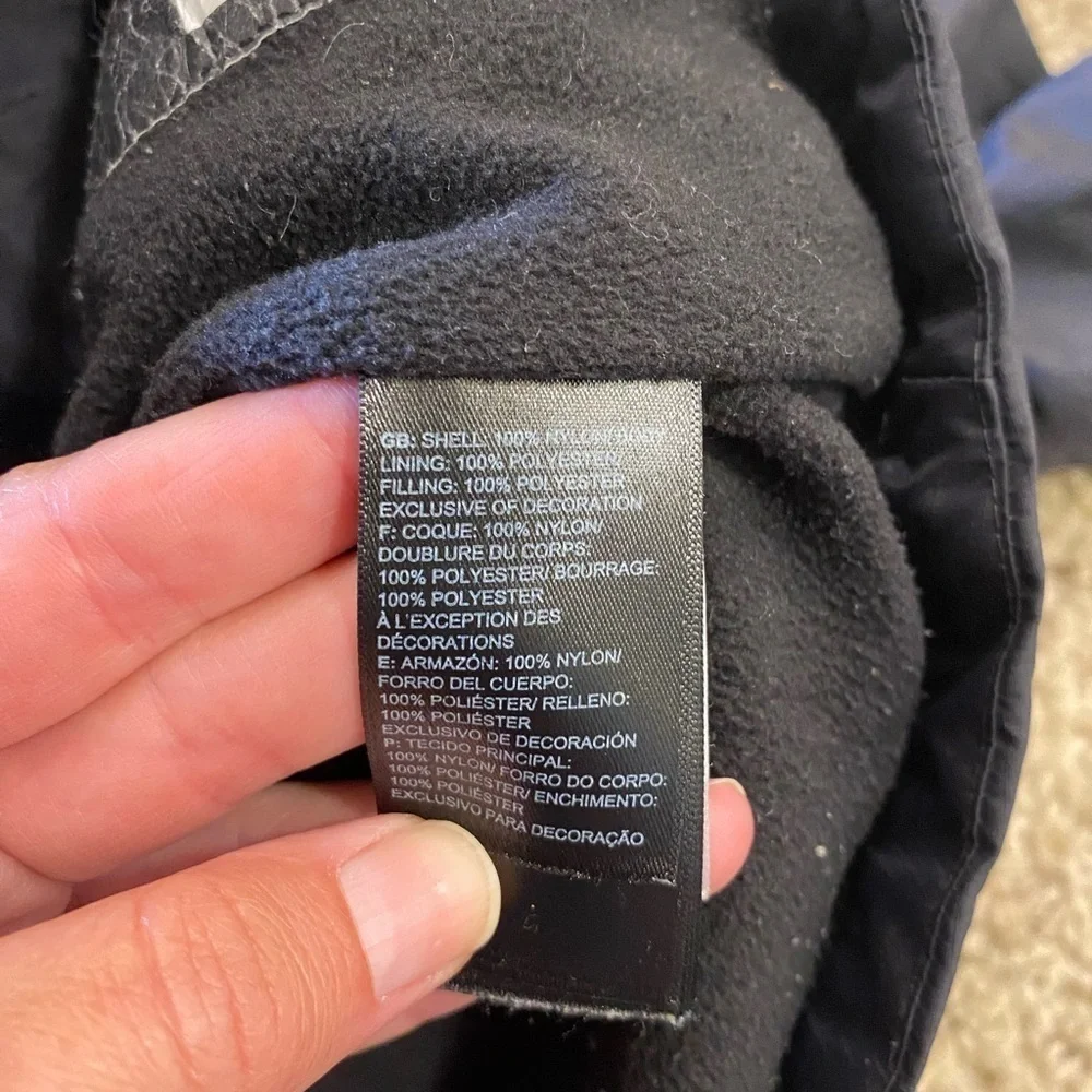 The North Face Girls Warm Storm Rain Jacket Black Size XS